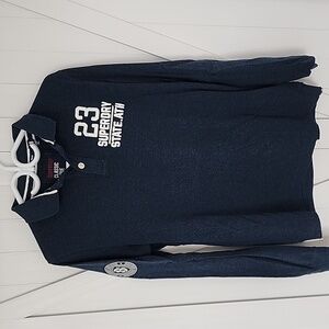 NWOT - Superdry long sleeve polo sweater